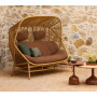 2-seater sofa (with cushion) CANE-LINE HIVE 55700U / F55700T / 55700Y151
