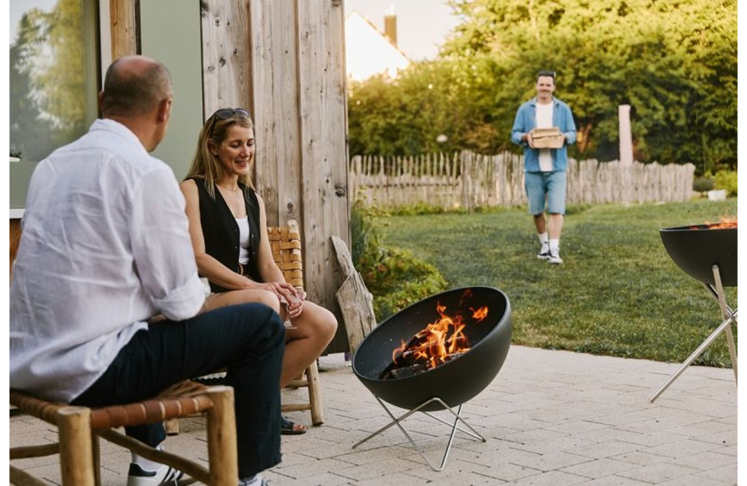 Fire bowl with star stand HOFATS BOWL 57 00249