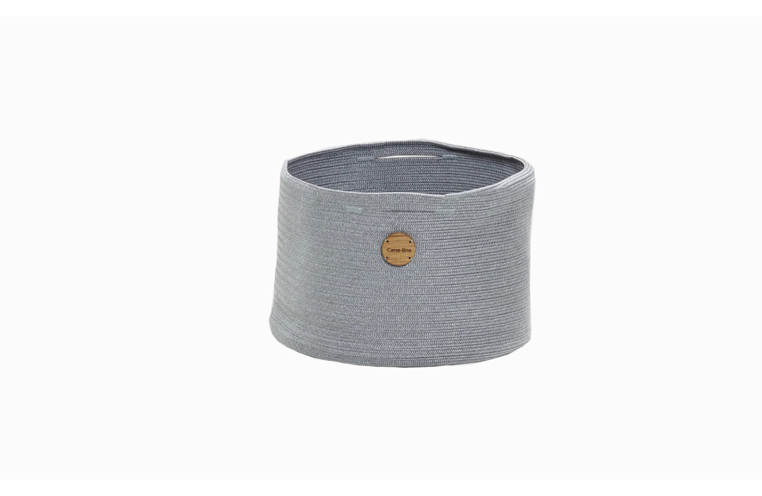 Decorative basket d.40 CANE-LINE 5132ROLG