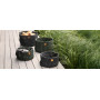 Decorative basket d.50 CANE-LINE 5133RODG