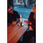 Tabletop fireplace HOFATS SPIN 90 00046 / SILVER