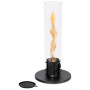 Tabletop fireplace HOFATS SPIN 120 00019 / BLACK