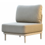Large corner set LEFT (with cushions) with 2 coffee tables SKANDI SK 63T-L / SK 67T / SK 68T / SK 69T / TAUPE