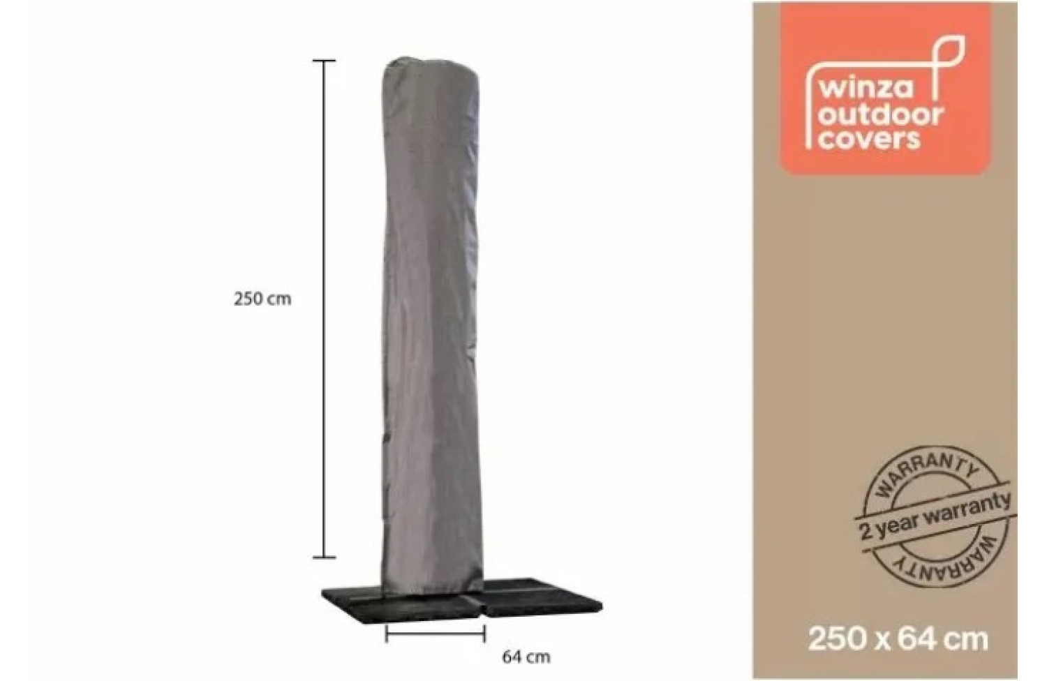 Pokrowiec na parasol / h250*64 WINZA 10811