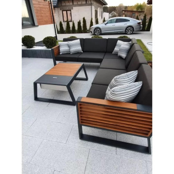 2-seat sofa LEFT (with pillows) HIGOLD NEW YORK 204027 / 20402427 / BLACK