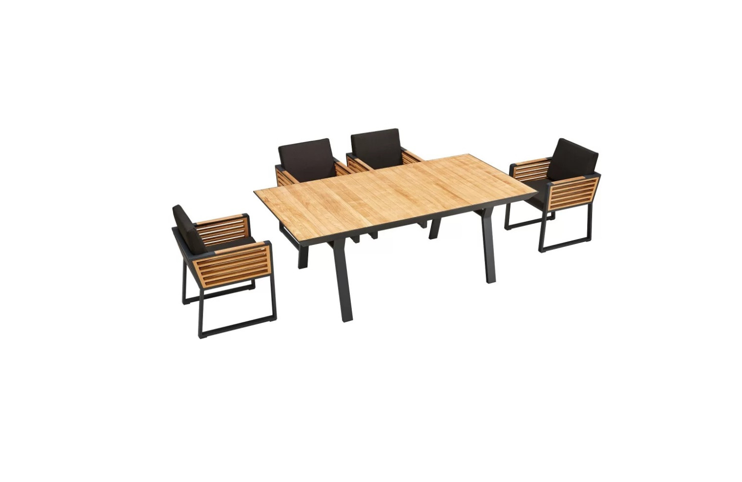 Dining armchair (with cushions) HIGOLD NEW YORK 204012 / BLACK