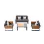 2-Seater Sofa (with cushions) HIGOLD NEW YORK 204034 / BLACK
